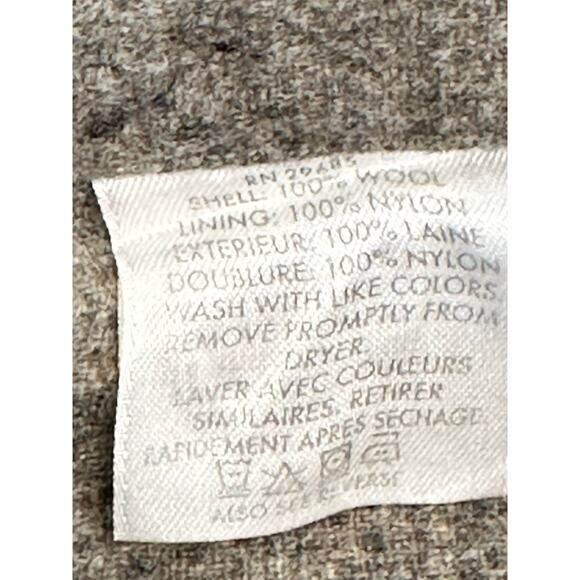 PENDLETON 'Outdoorsman' 100% Wool Long Sleeve Shirt Flap Pockets-Men's Size L - Picture 11 of 12